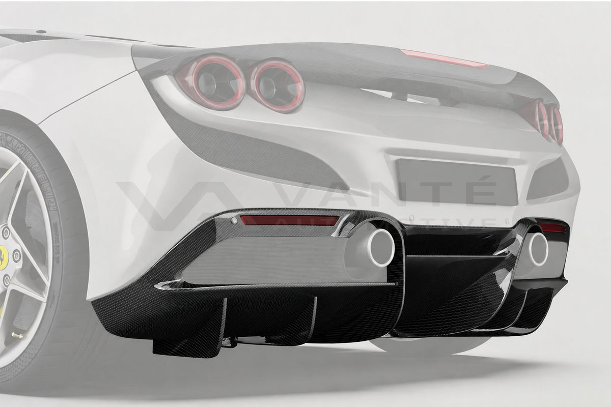 Ferrari F8 Tributo Carbon Fibre Rear Diffuser