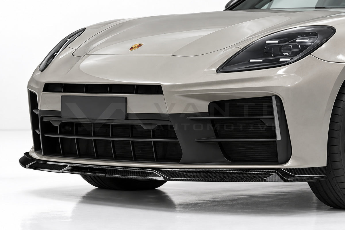 Porsche Panamera (2024+) Carbon Fibre Front Lip – image 2