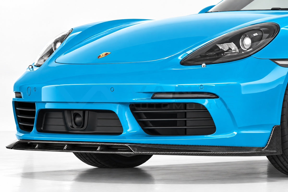 Porsche 718 Boxster/Cayman Carbon Fibre Front Lip – image 2