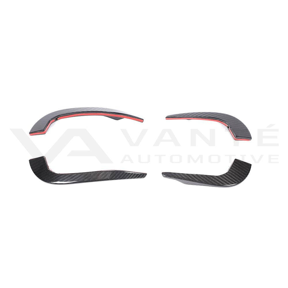 Audi RS3 8V.5 Carbon Fiber Front Bumper Canards