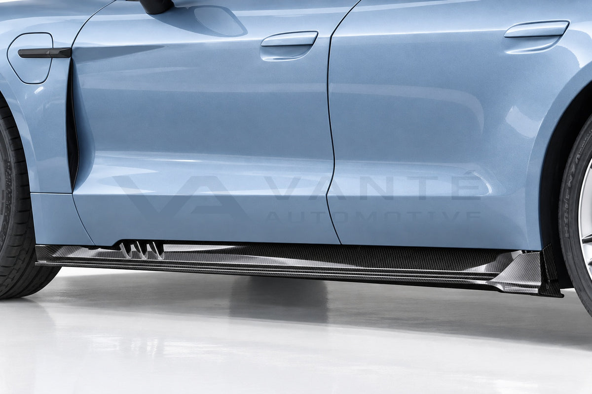 Porsche Taycan (2025+) Carbon Fibre Side Skirts – image 4