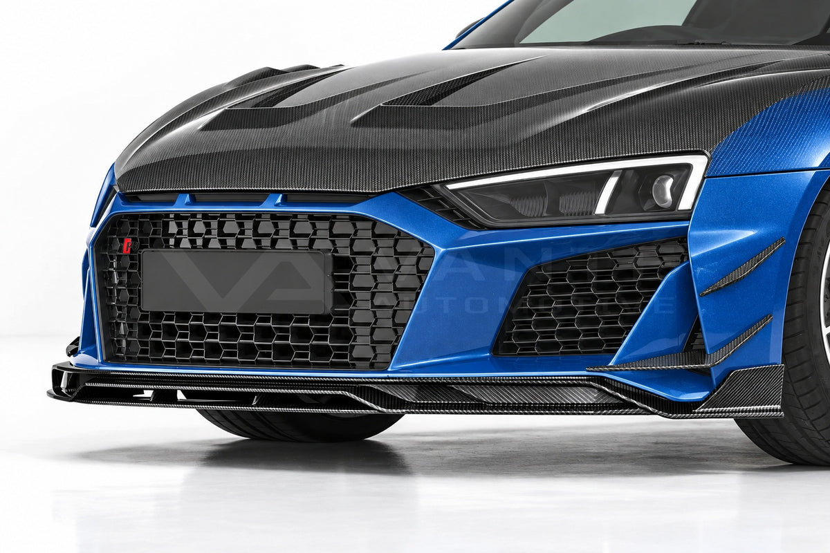 Audi R8 Mk2.5 Prepreg Carbon Fibre Front Lip – image 4