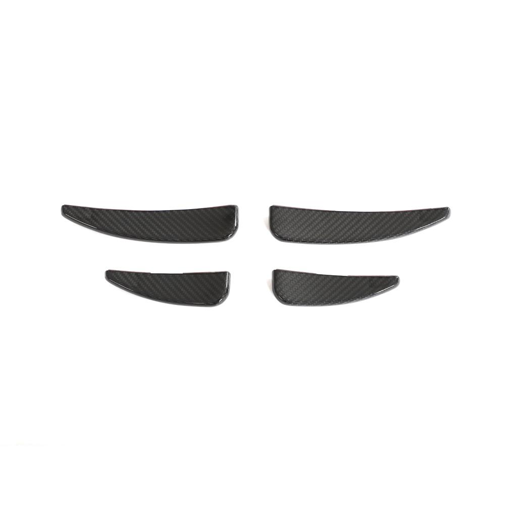 Audi R8 4S FL Carbon Fiber Front Bumper Canards image 3