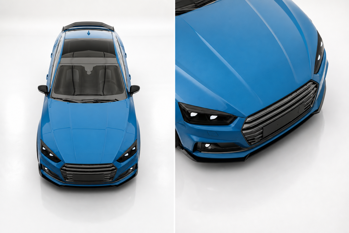 Lame avant en fibre de carbone pour Audi A5 S-Line/S5 B9