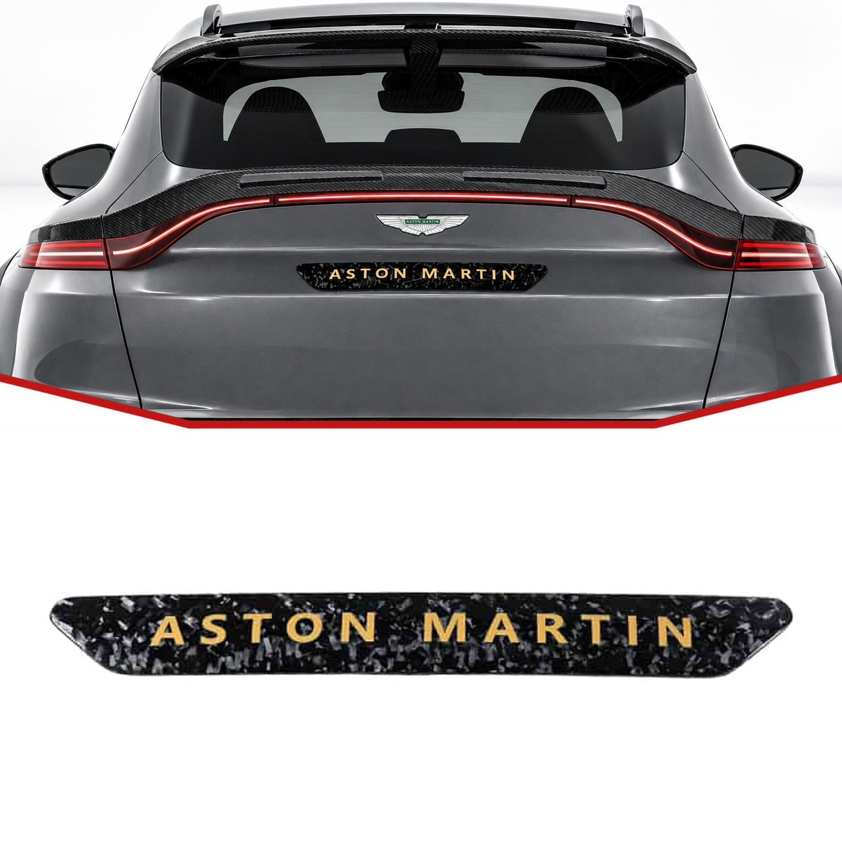 Aston Martin DBX Gen 1 Carbon Fibre Tailgate Trim Panel