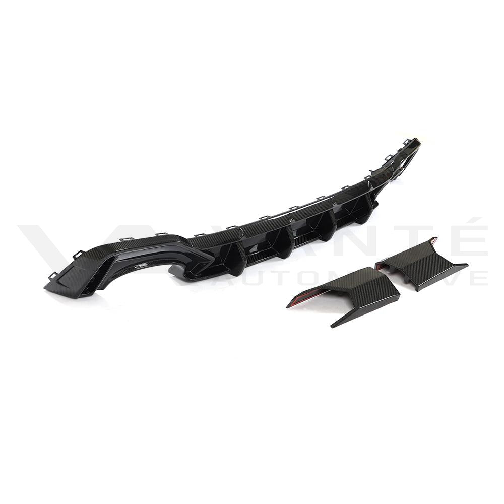 Audi RS6/RS7 C8 Carbon Fiber Rear Bumper Diffuser Lip Splitter