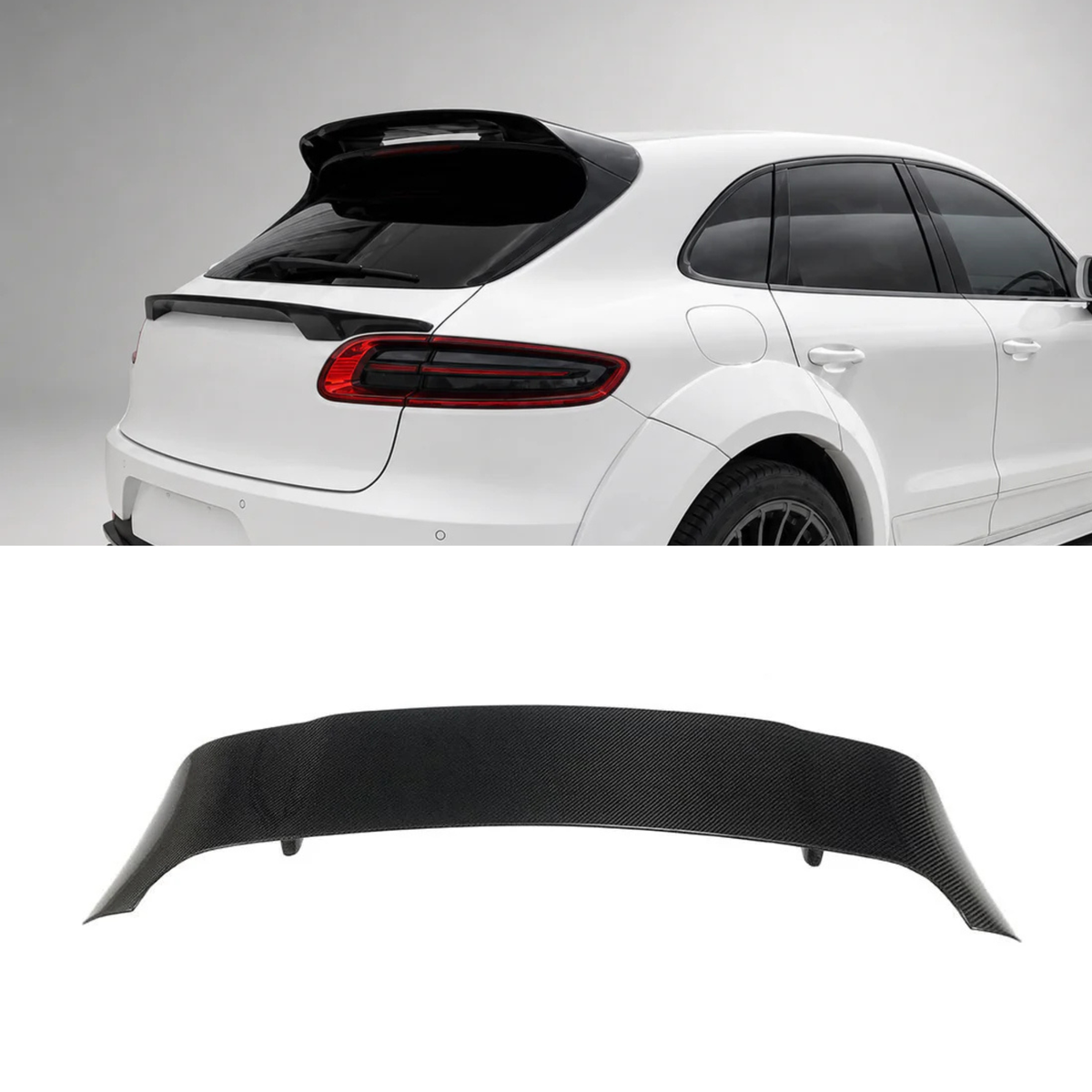 Porsche Macan 95B Carbon Fibre Rear Roof Wing Spoiler