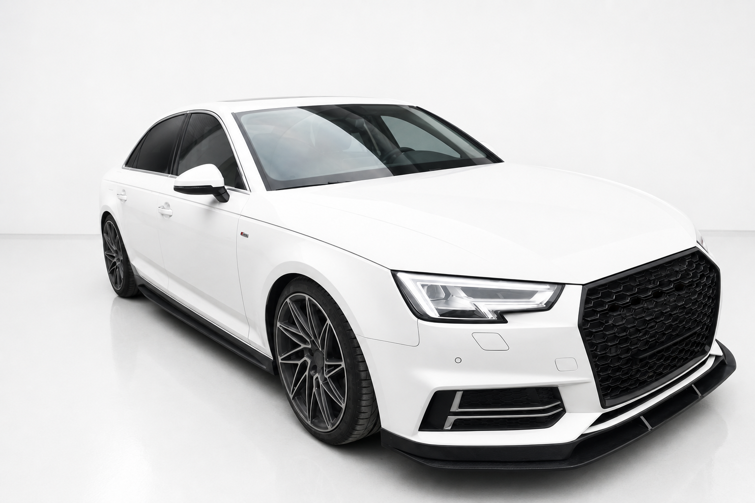 Audi A4 S4 Carbon Fibre Front Bumper Lip