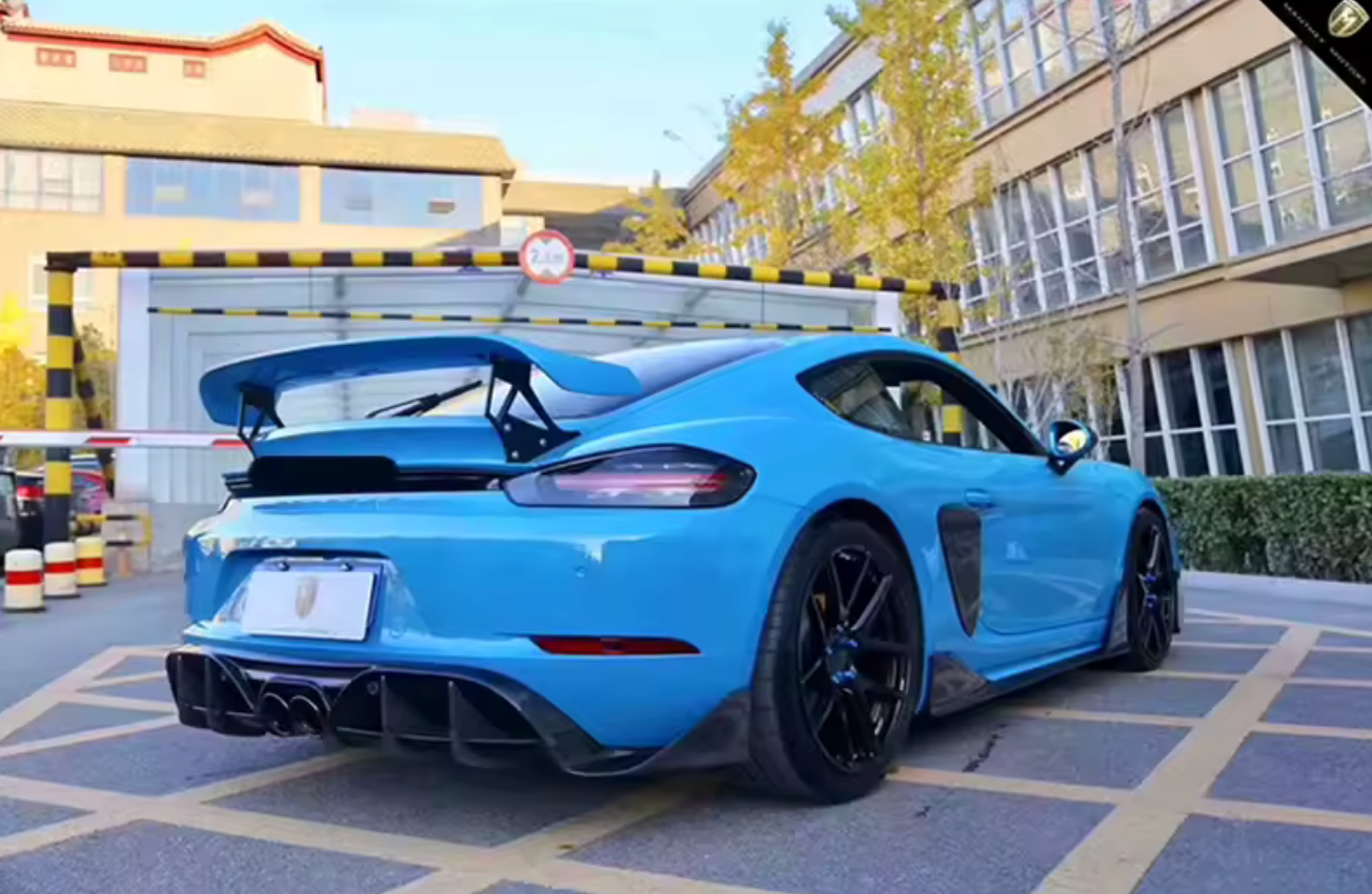 Porsche Cayman 718 Rear Diffuser/Bumper image 4