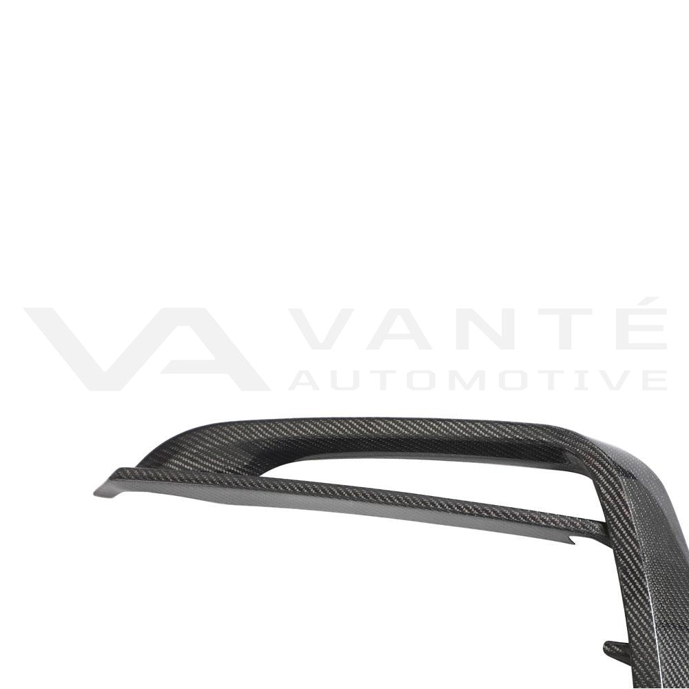 Audi RSQ8 4M Carbon Fiber Front Canards/Bumper Trim/Foglamp Covers