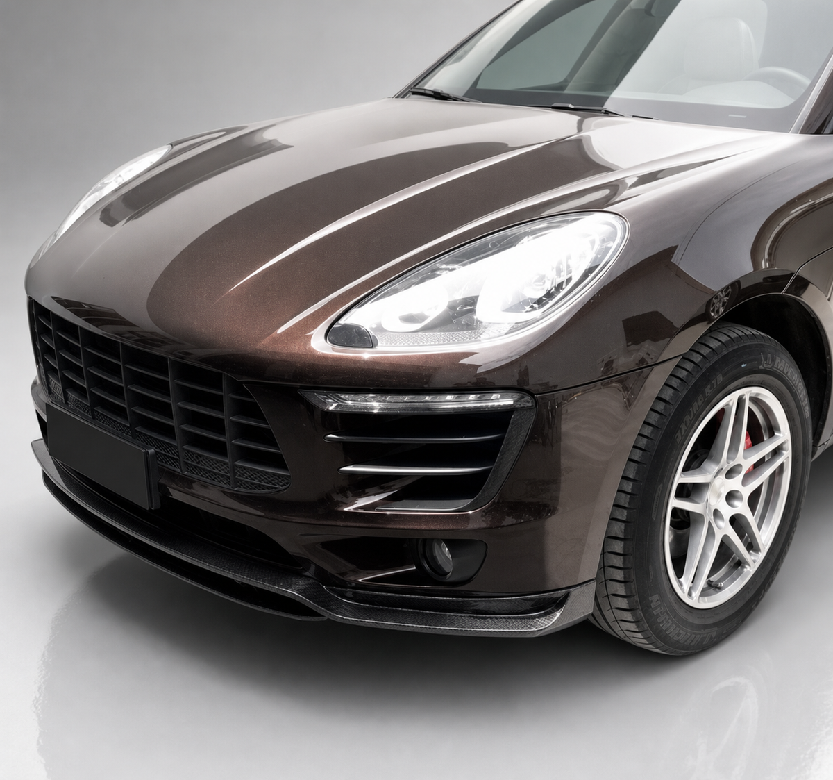 Porsche Macan 95B.1 Carbon Fibre Front Bumper Lip
