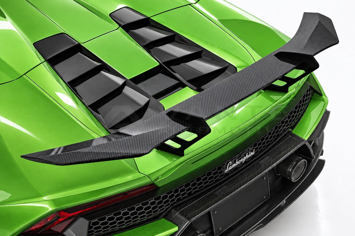 Lamborghini Huracan Evo Carbon Fibre Rear Wing Spoiler – image 3