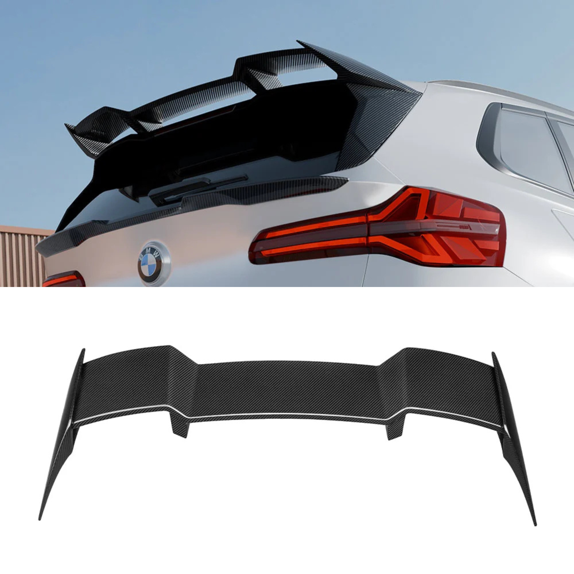 BMW X3 G45 Prepreg Carbon Fibre Top Spoiler