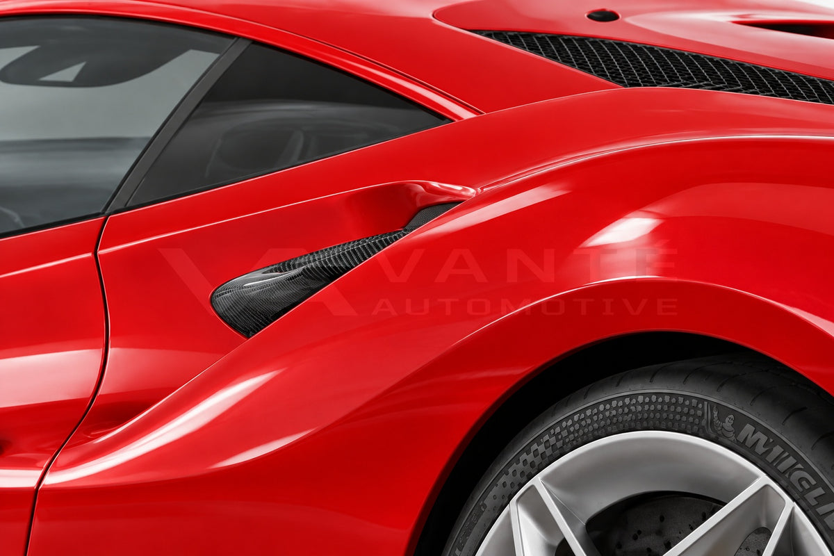 Ferrari F8 Tributo Carbon Fibre Rear Air Intake – image 3
