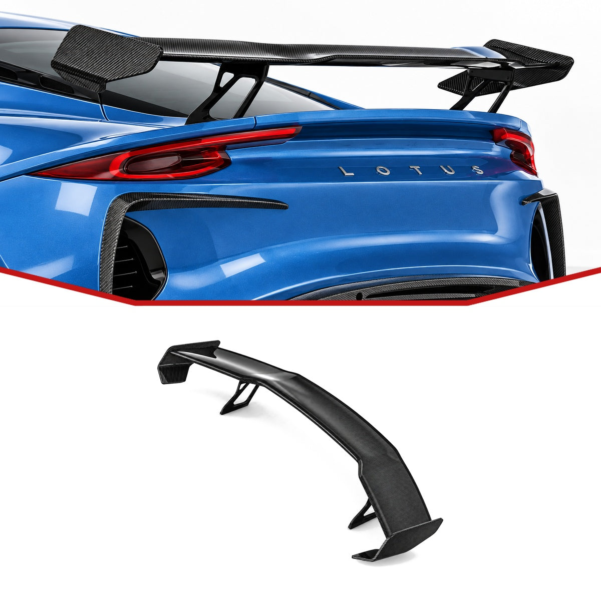 Lotus Emira Type 131 Carbon Fibre Rear Wing