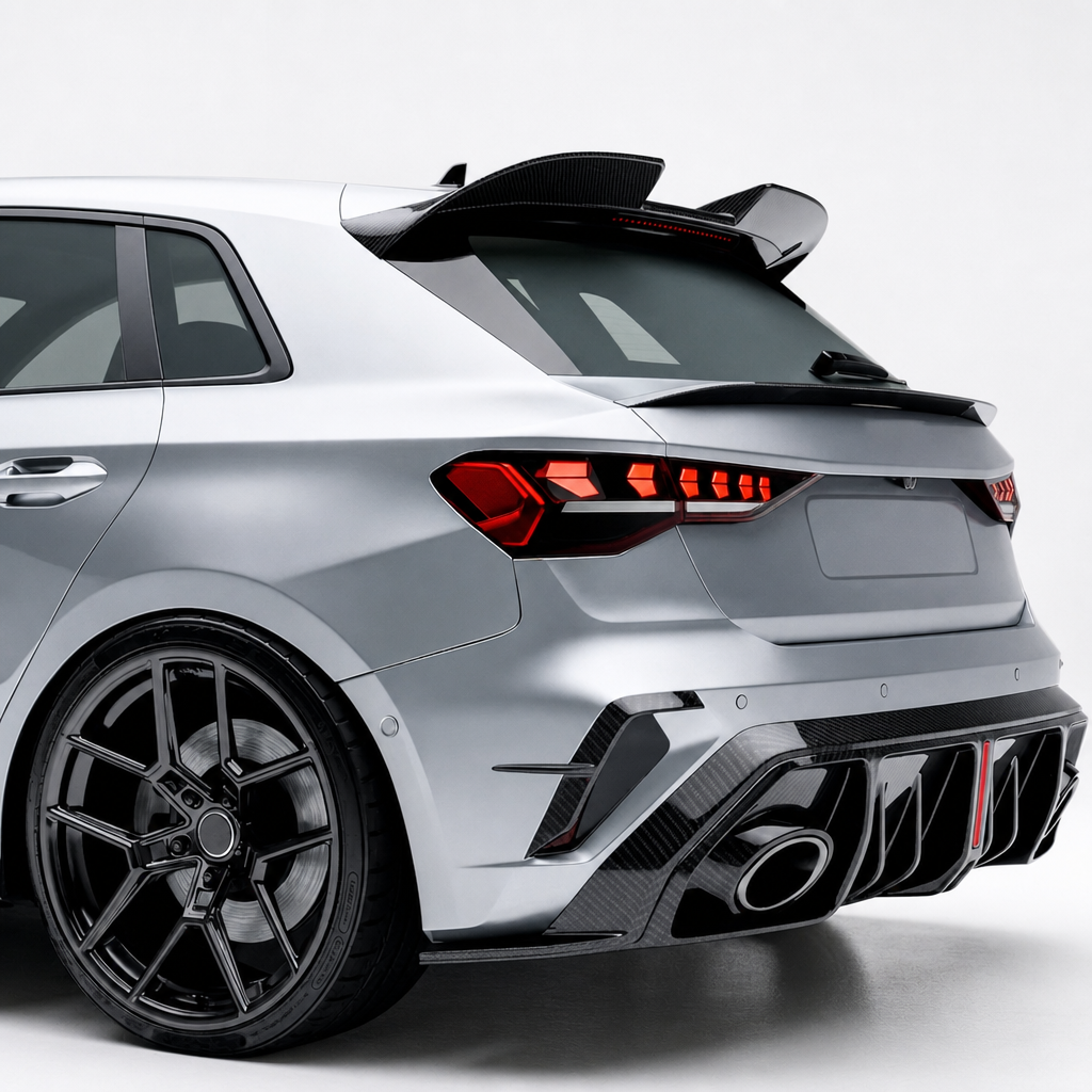 Audi A3/S3/RS3 8Y Kohlefaser-Heckflügel OEM