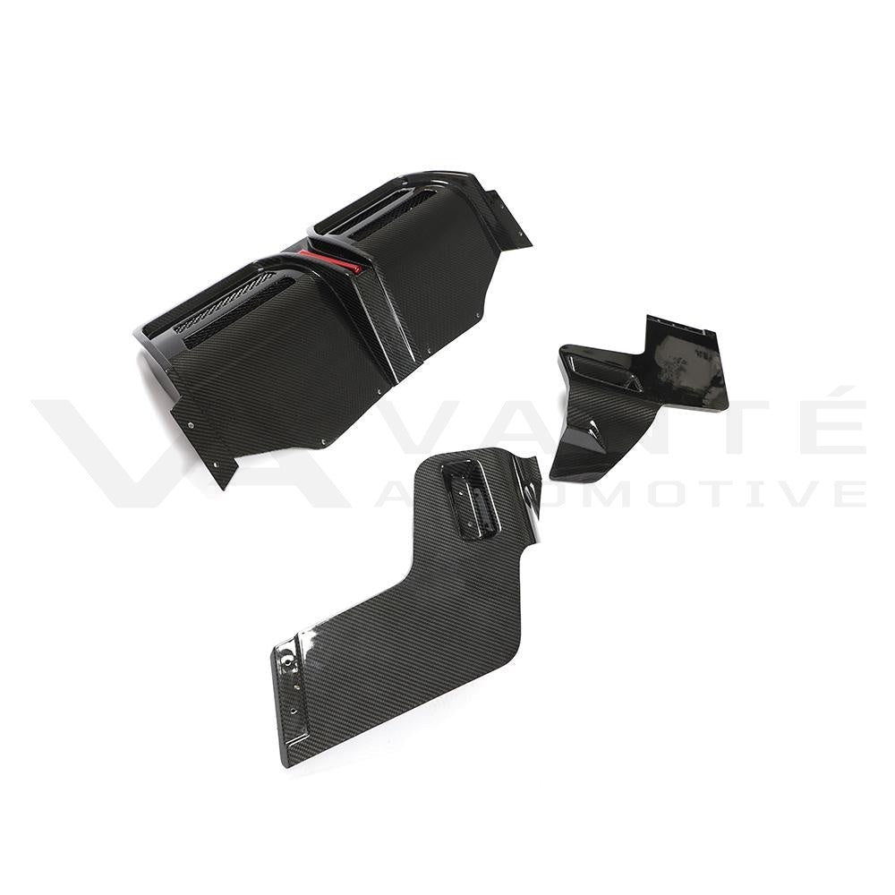Porsche Macan 95B.3 Dry Carbon Fibre Rear Diffuser with Light