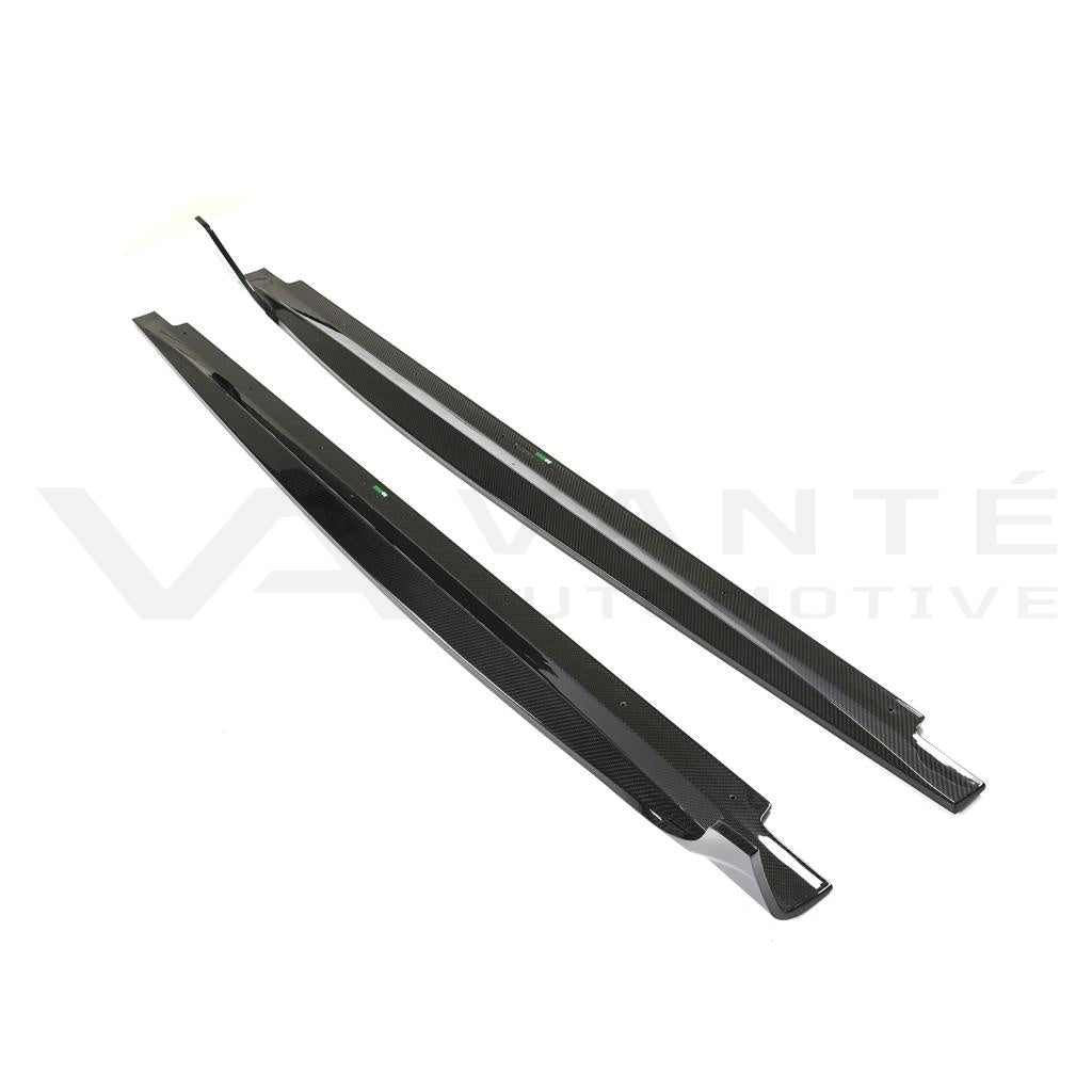 Audi A5 S-Line/S5 B9.5 Sportback Faldones Laterales de Fibra de Carbono Seca