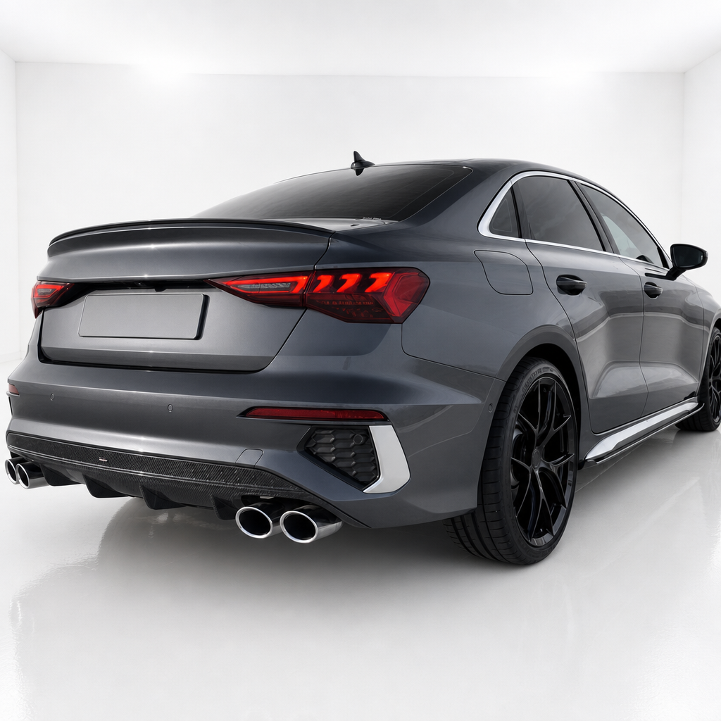 Diffuseur Arrière Audi A3/S3 8Y en Fibre de Carbone V2
