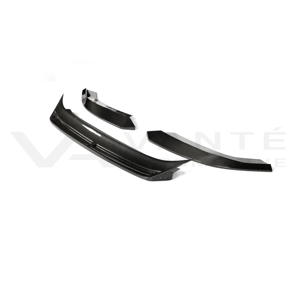 Becquet avant en fibre de carbone pour Audi RS3 8Y.5
