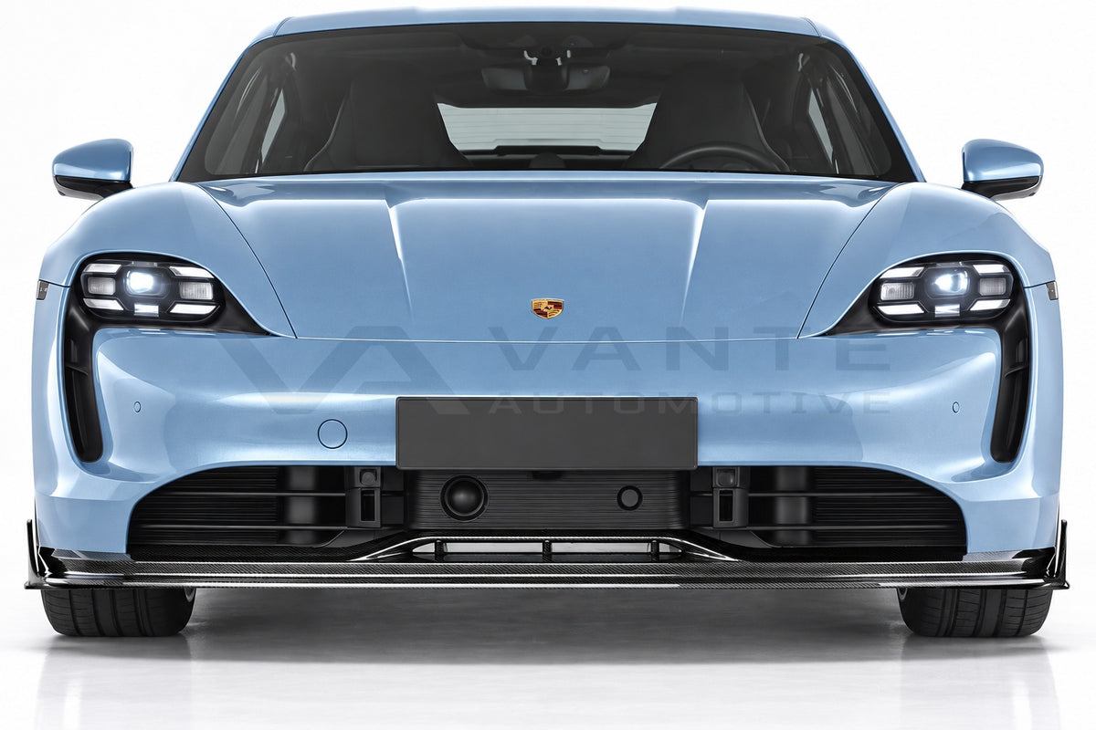 Porsche Taycan Carbon Fibre Front Lip – image 3