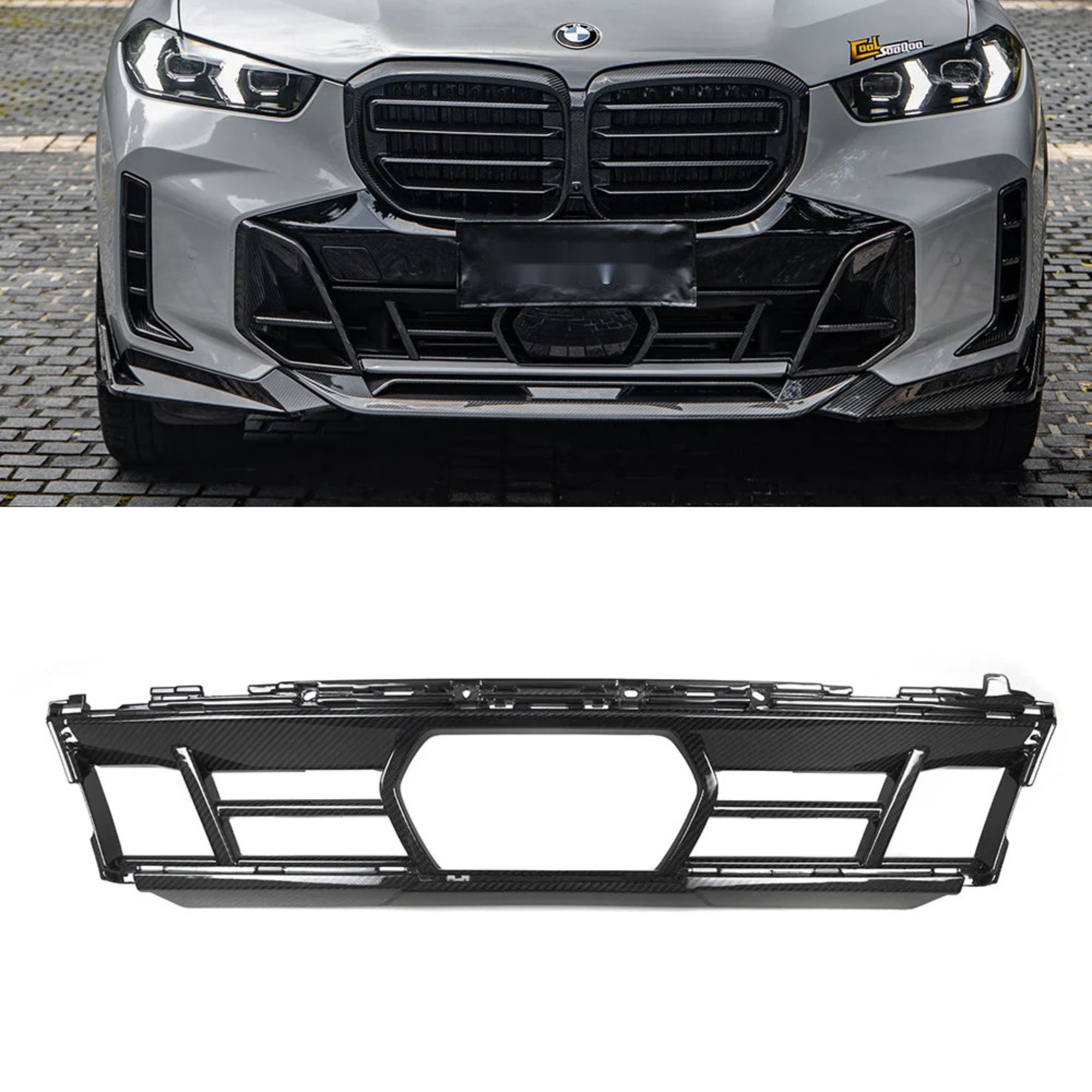 BMW X5 G05 LCI Carbon Fibre Front Lower Grille