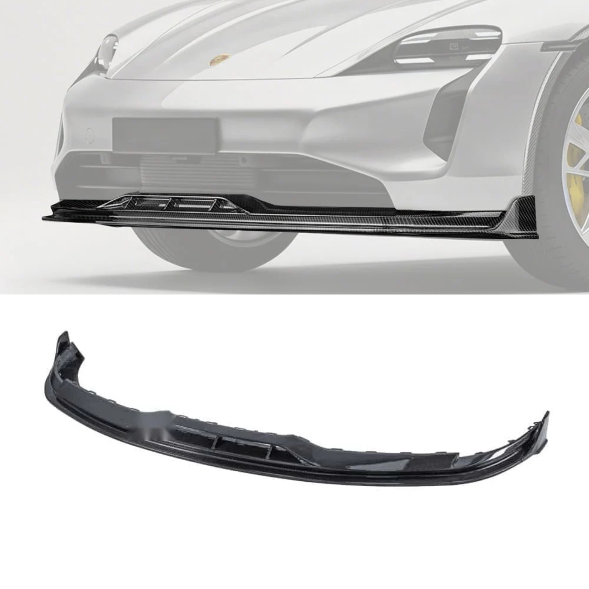 Porsche Taycan Cross Turismo Carbon Fibre Front Lip