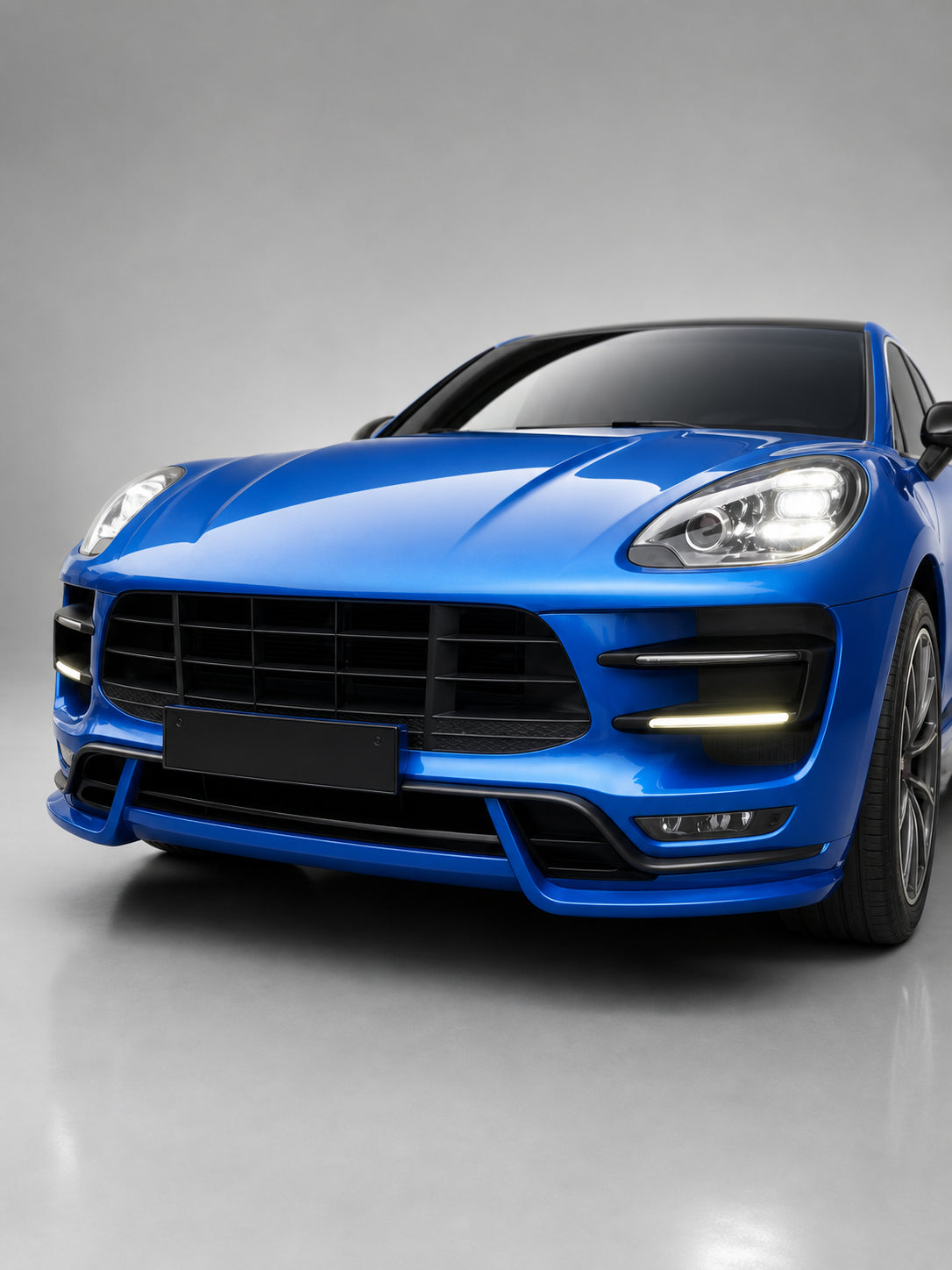 Porsche Macan 95B.1 Carbon Fibre Front Bumper Canard Vent Trim