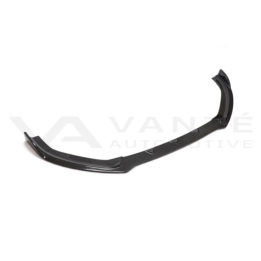 Audi A3 S-Line & S3 Sedán 8V.5 Labio Divisor Frontal de Fibra de Carbono