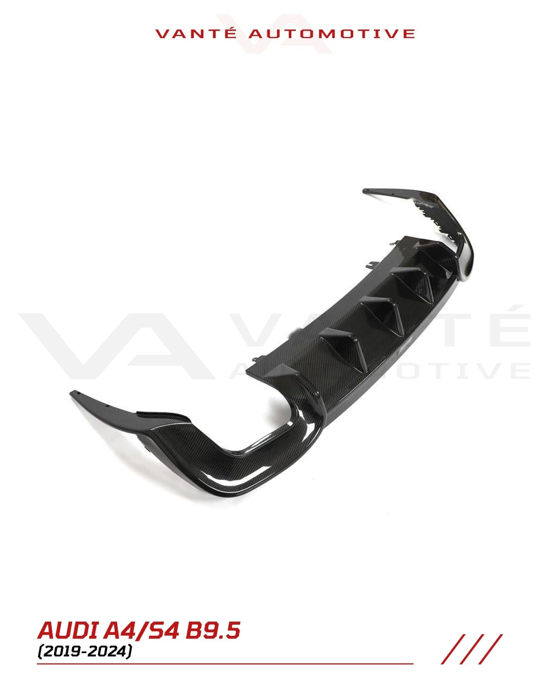 Diffuseur arrière en fibre de carbone pour Audi A4 S-Line / S4 B9.5