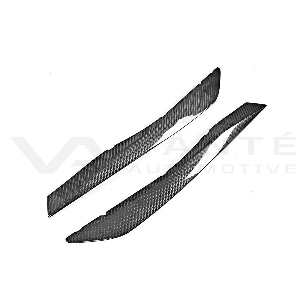 Ceja de Faro de Fibra de Carbono Seca para Audi A5 S5 RS5 B9 y B9.5