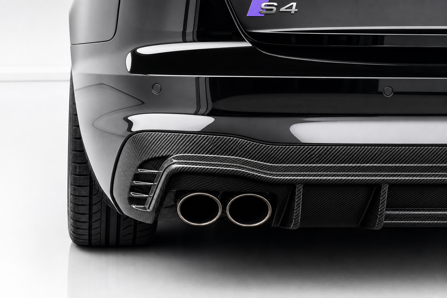 Audi A4 S-Line / S4 B9.5 Dry Carbon Fibre Rear Diffuser