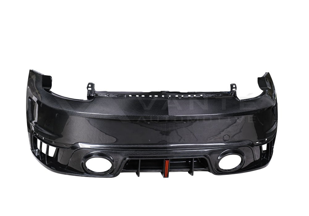 Porsche 911 992.1 Turbo S Carbon Fibre Rear Bumper with Rear Diffuser – image 6