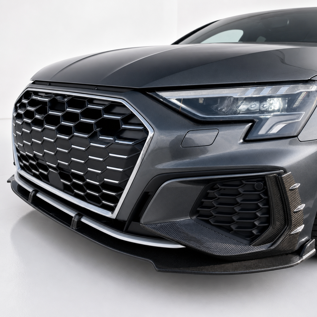 Audi S3 8Y Lip Splitter Anteriore in Carbonio