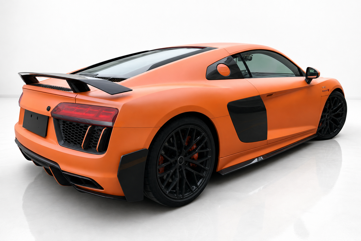 Audi R8 4S Carbon Fiber Hintere Stoßstangen-Flügel