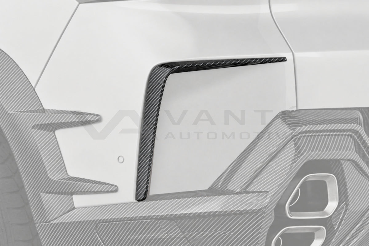 BMW XM G09 Carbon Fibre Rear Canards – image 4