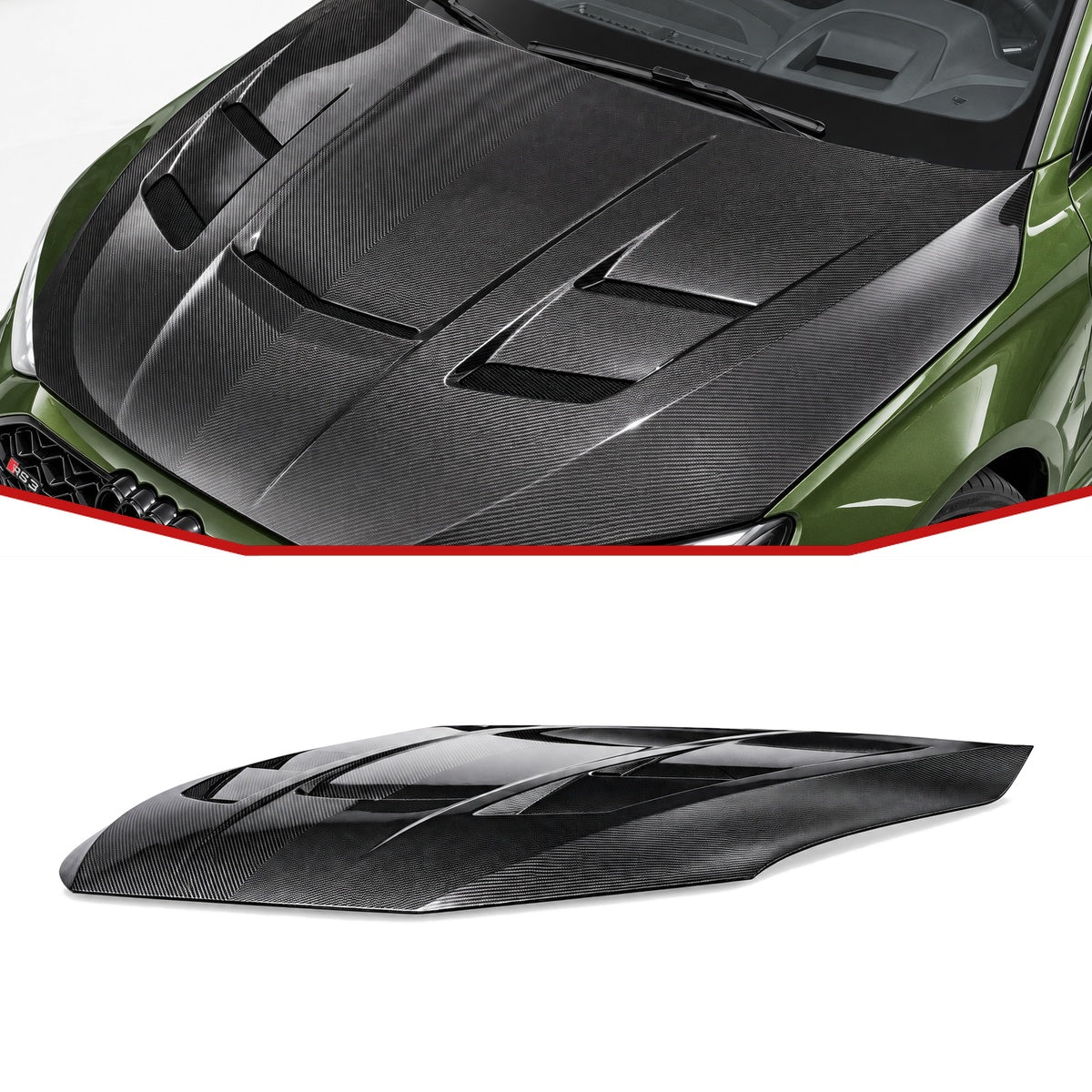 Audi RS3 8Y Carbon Fibre Bonnet