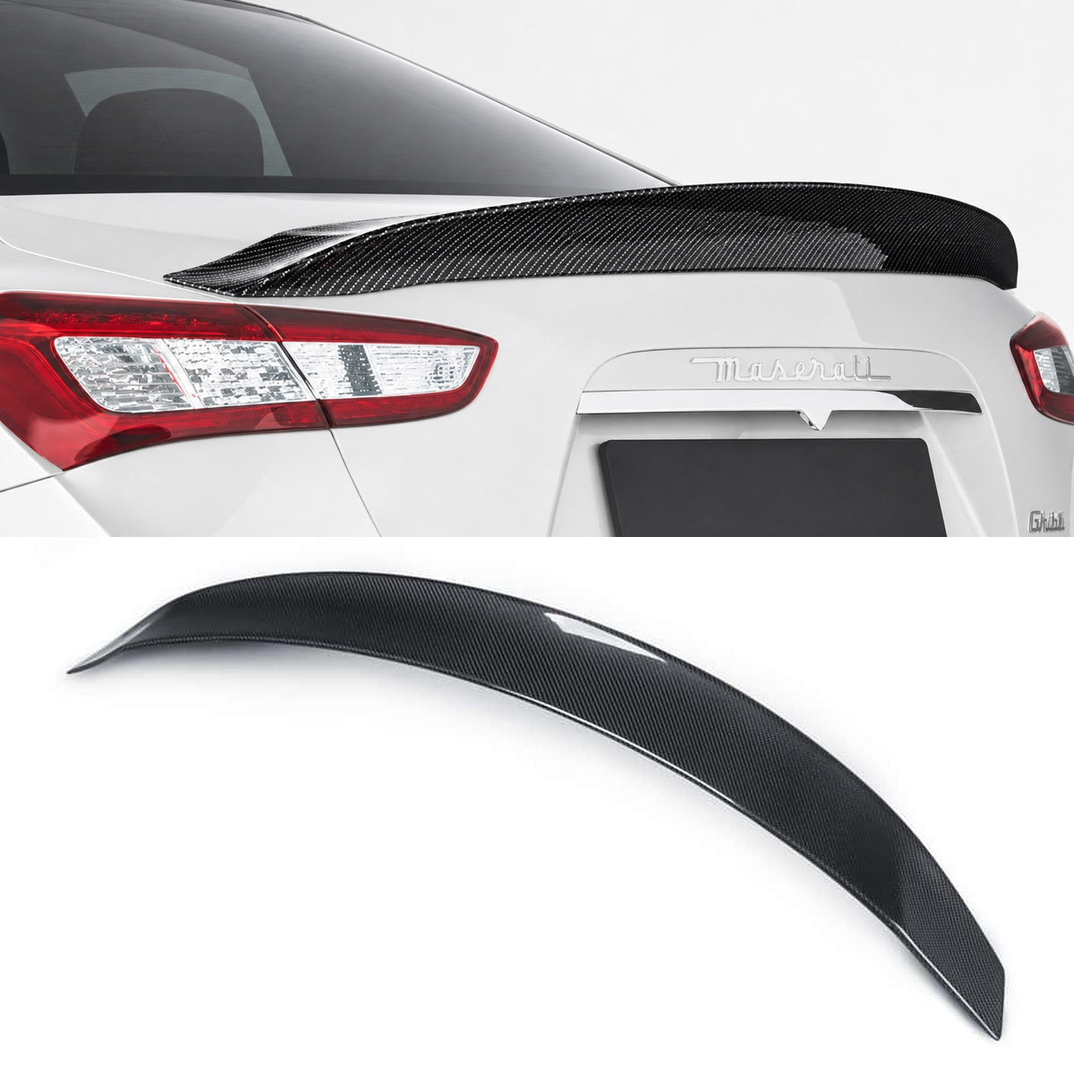 Maserati Ghibli M157 Carbon Fibre Rear Spoiler