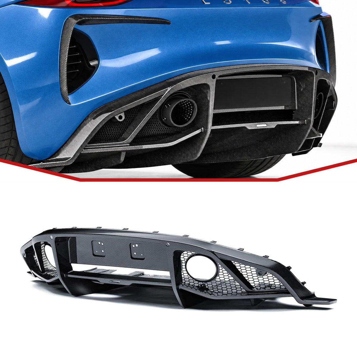Lotus Emira Type 131 Carbon Fibre Rear Diffuser
