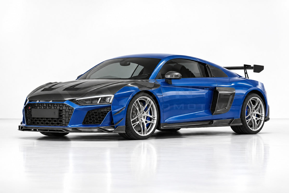 Audi R8 Mk2.5 Prepreg Carbon Fibre Front Lip – image 7