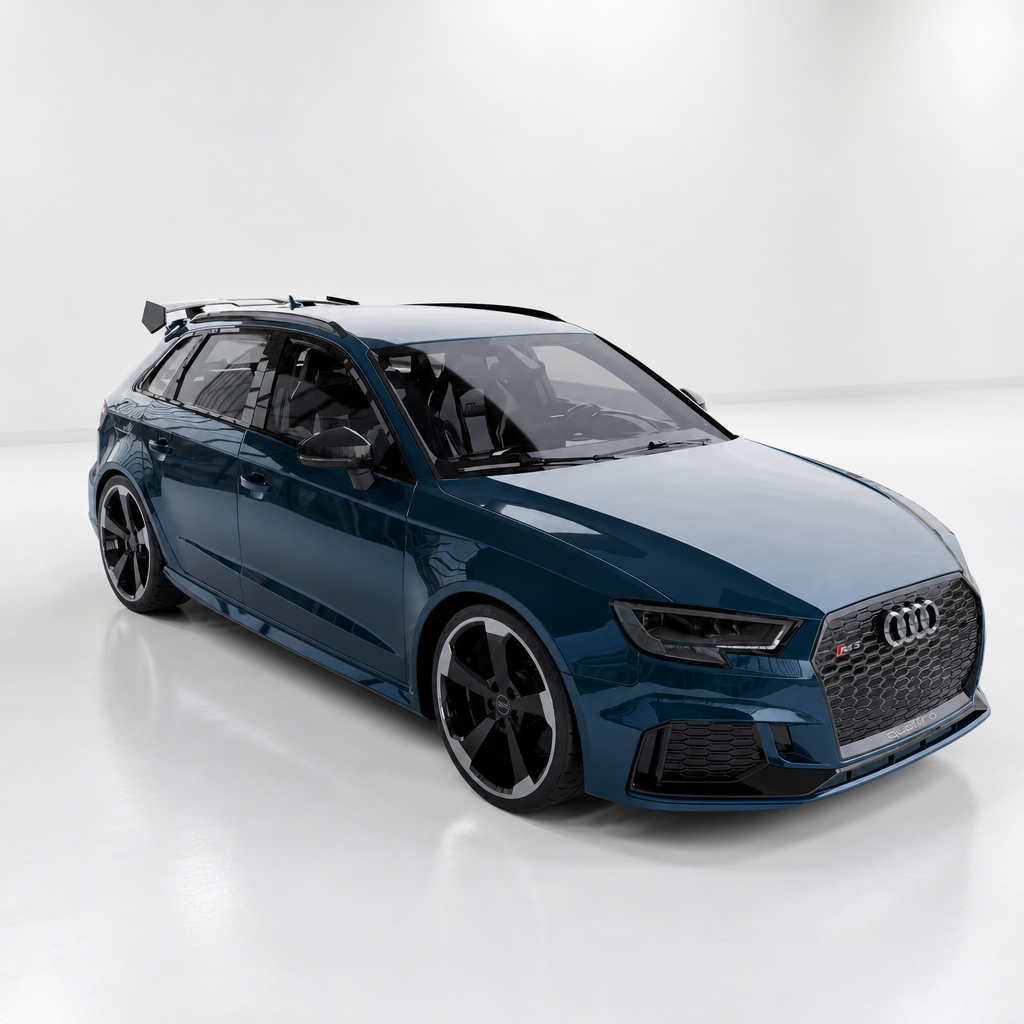 Audi A3/S3/RS3 8V Rear Wing Spoiler Carbon Fibre