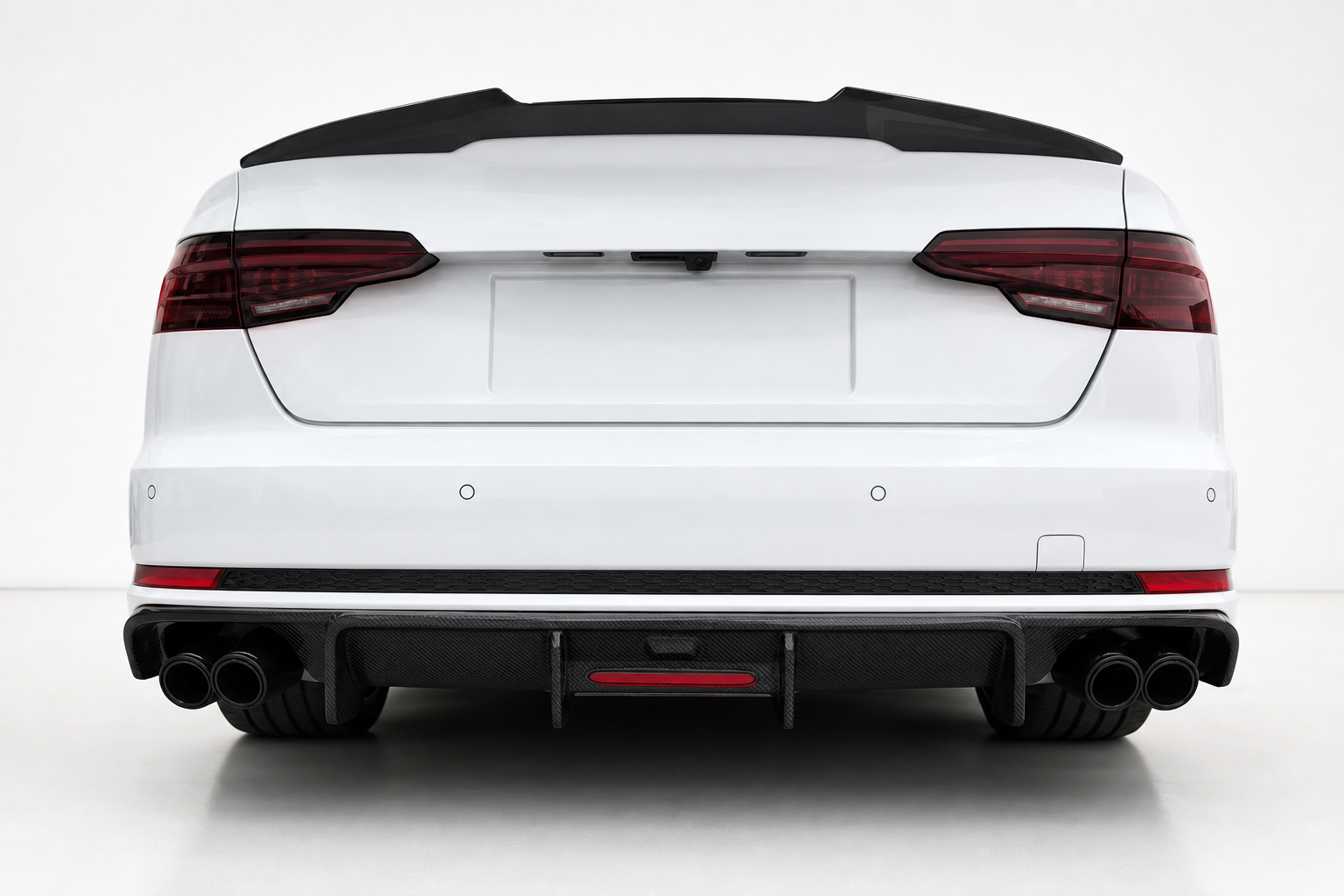 Audi A4 S-Line / S4 B9 Carbon Fibre Rear Bumper Diffuser