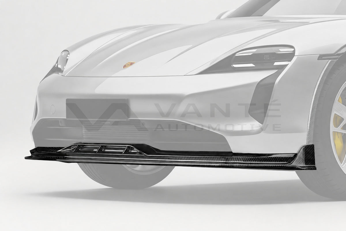 Porsche Taycan Cross Turismo Carbon Fibre Front Lip – image 6