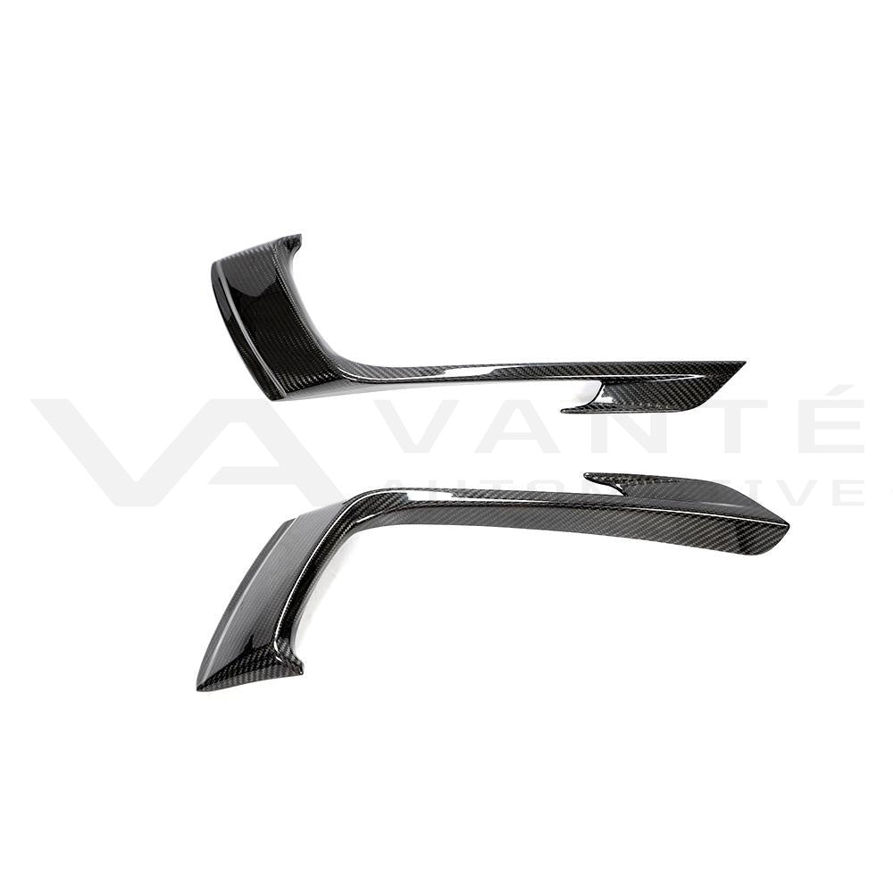 Porsche 718 Boxster/Cayman 982 Carbon Fibre Front Bumper Canards