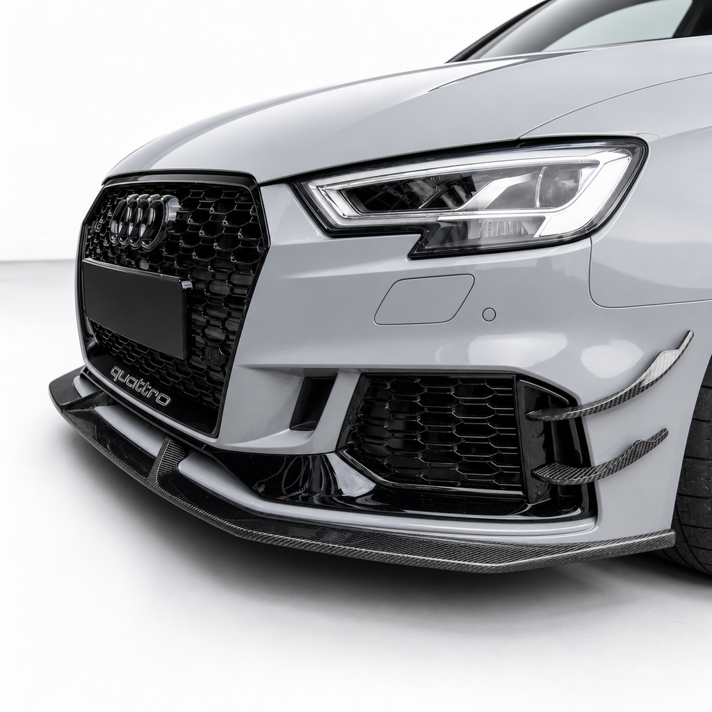 Audi RS3 8V.5 Carbon Fiber Front Bumper Canards