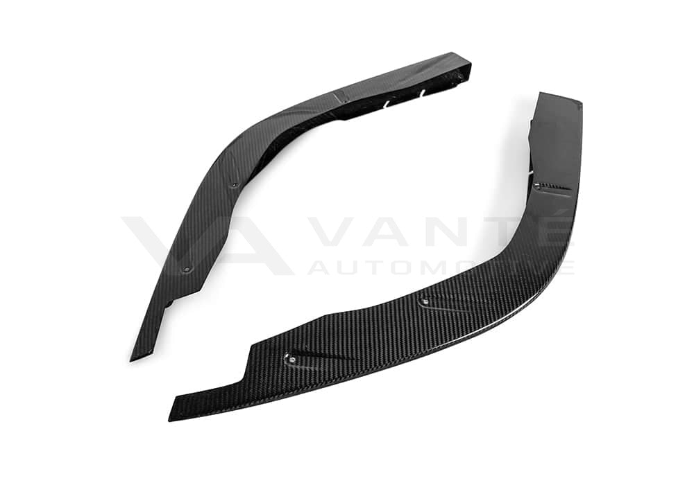 Ferrari F8 Tributo Carbon Fibre Front Corner Splitters