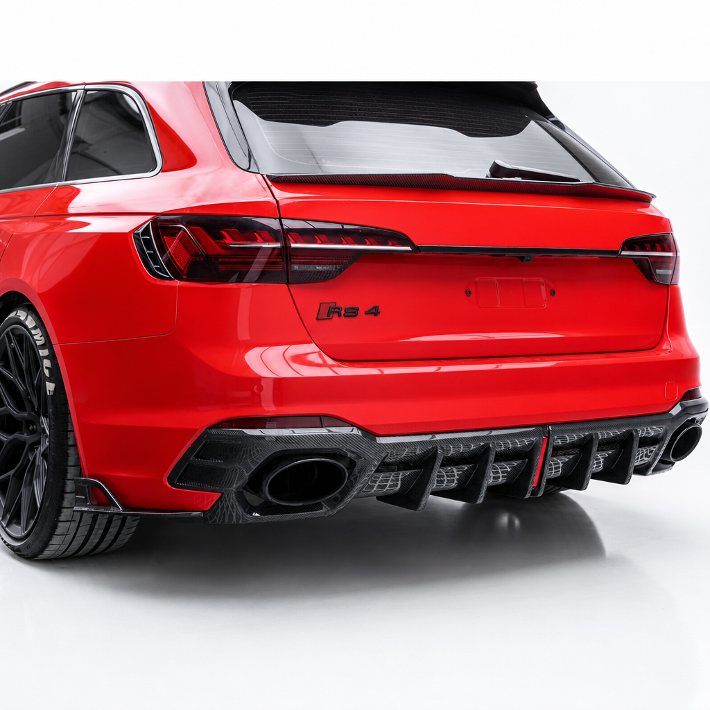 Audi A4/S4/RS4 B9.5 Carbon Fibre Lower Rear Spoiler/Wing