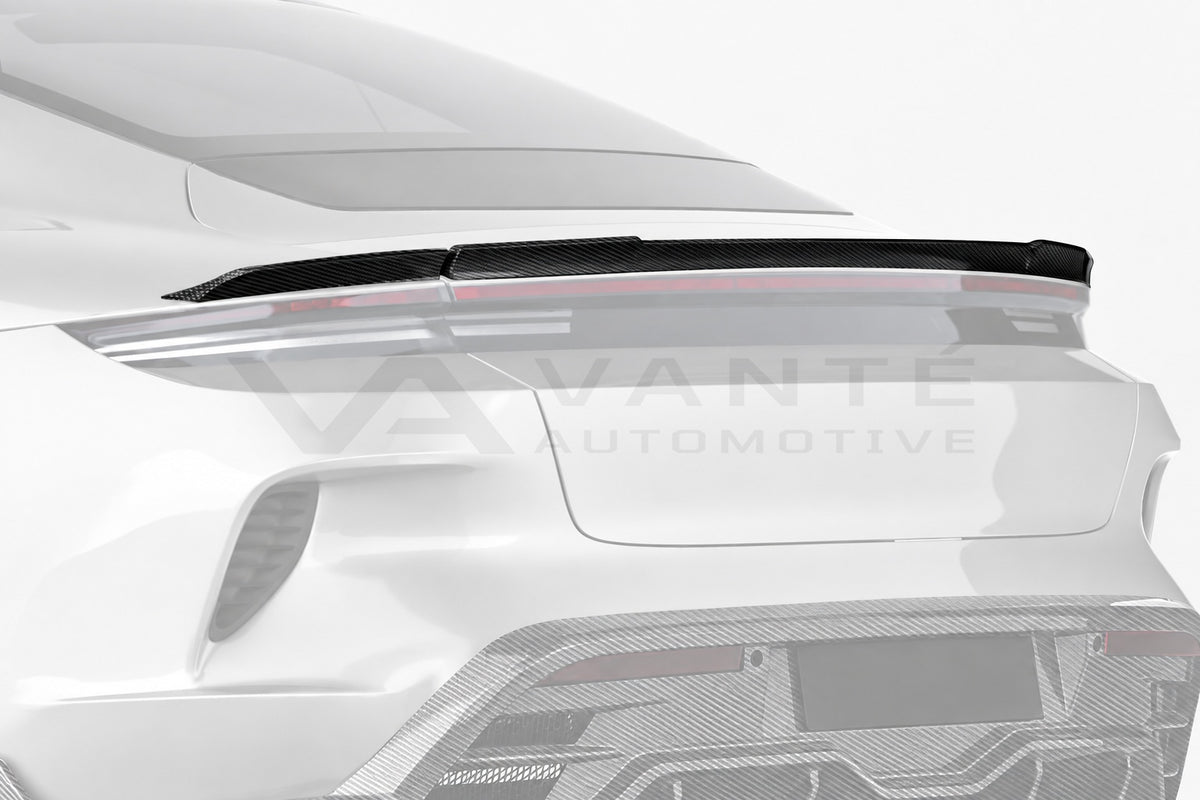 Porsche Taycan (2025+) Carbon Fibre Rear Spoiler – image 5