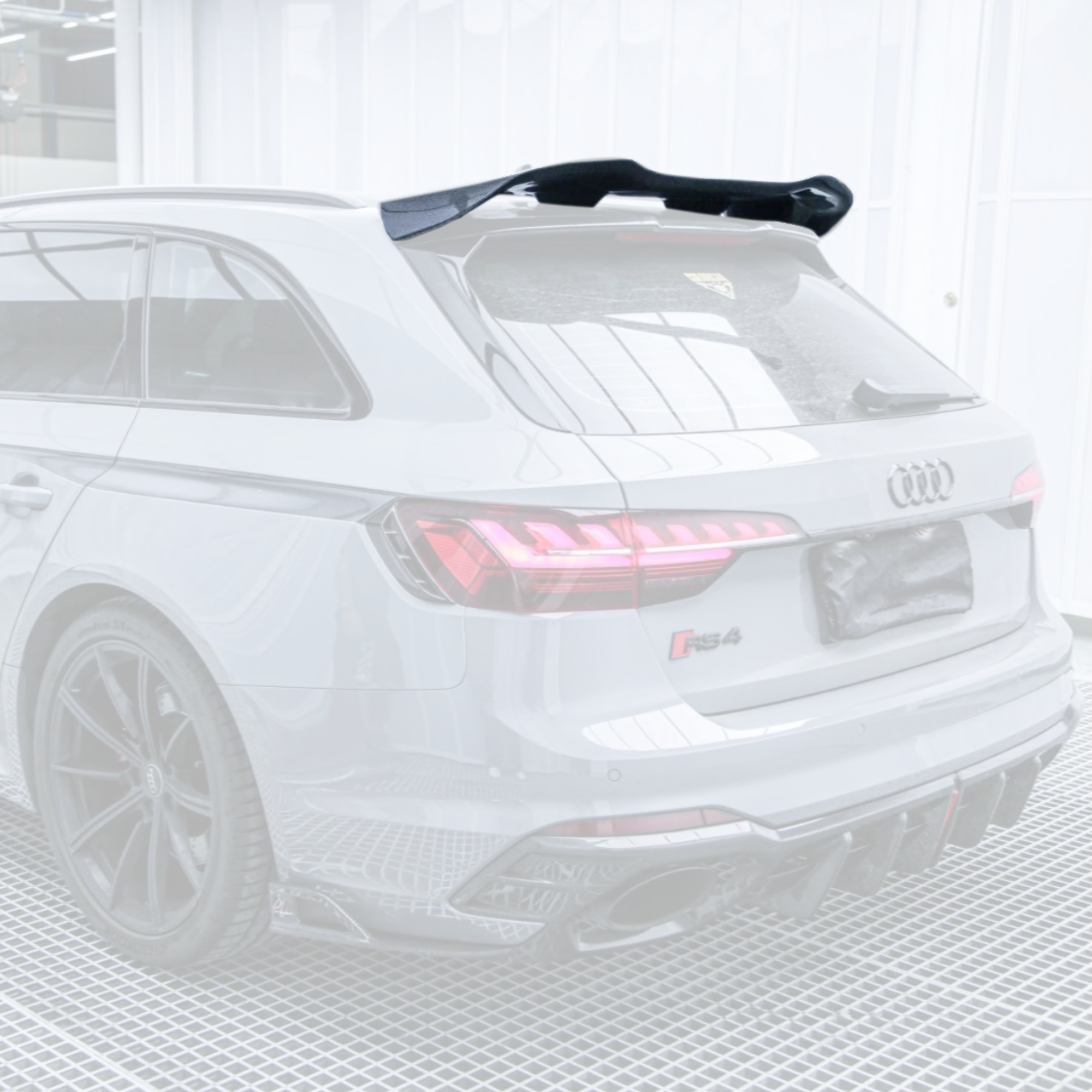 Audi RS4 B9.5 Carbon Fiber Rear Spoiler/Wing image 0