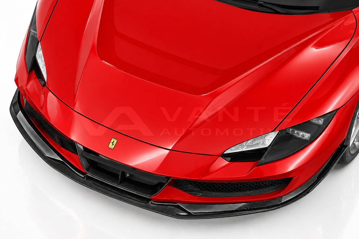 Ferrari 296 GTB/GTS Carbon Fibre Front Lip – image 3